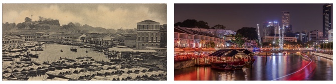 Singapore Then and Now