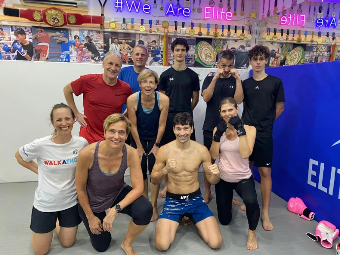 kickboxing sports event
